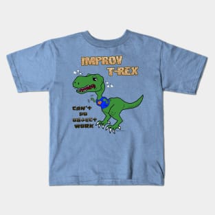 Improv T-Rex - Object Work (color) Kids T-Shirt